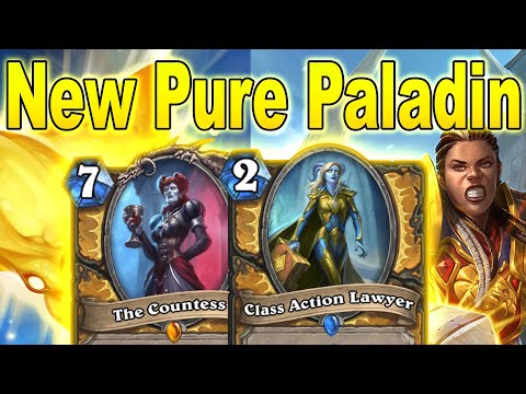 NEW Pure Paladin Is EVEN Stronger Than Ever! Finally Playable! Castle Nathria Mini-Set | Hearthstone
