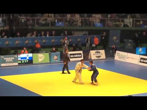 2015 Judo World Cup Rome -60kg bronze medal match Jinqi An (CHN) vs Matjaz Trbovc (SLO)
