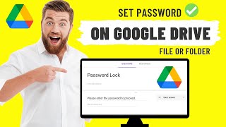 How to set Password on Google Drive File or Folder✅
