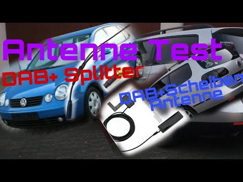 DAB+ antenna test (splitter vs. write antenna)