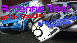 Antenne Test DAB+ (Splitter gegen Schreiben Antenne)