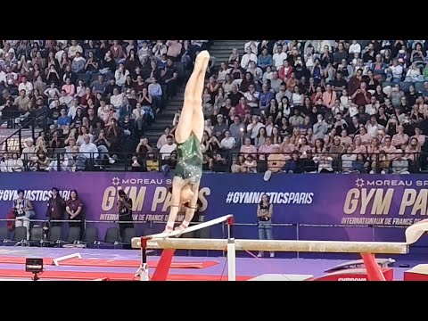 Kaylia Nemour wins GOLD 🥇 - HUGE 15,033 Uneven Bars Final - Paris World Cup 2025
