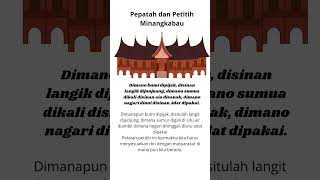 Download lagu pepatah petitih minang#adat istiadat minangkabau mp3