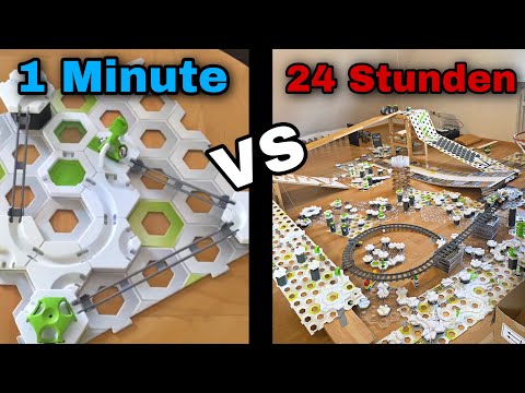 Build Gravitrax track in 1 minute vs 24 hours! (with subtitle)