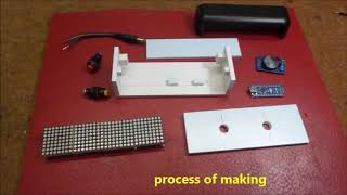 Download the video "Arduino Nano mini LED matrix clock"