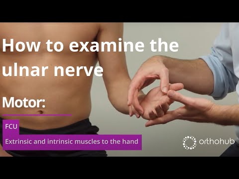 How to examine the ulnar nerve - watch orthohub examinations with UK orthopaedic surgeon, Tom Quick