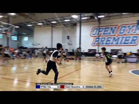 October 23, 2022 - PTBA 13u vs Team Quachro