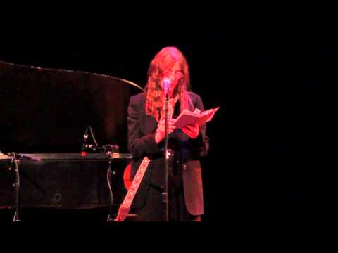 Patti Smith - The Tiger (by William Blake) (Performed at the Wadsworth Atheneum)