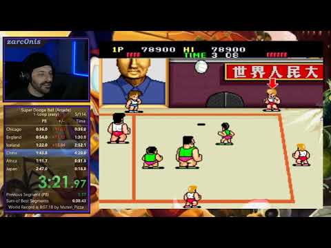 Super Dodge Ball (Arcade) - 1-Loop (Easy) - 7:35.933