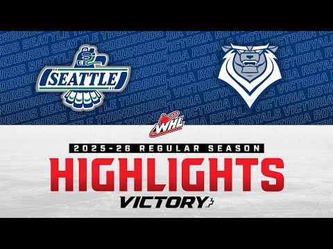 Seattle Thunderbirds at Victoria Royals 11/30 | WHL Highlights 2025-26