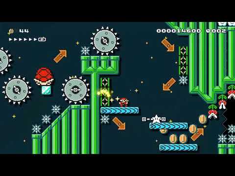 Super Mario Maker 2 Zigz4g & Falling Platform (20s)