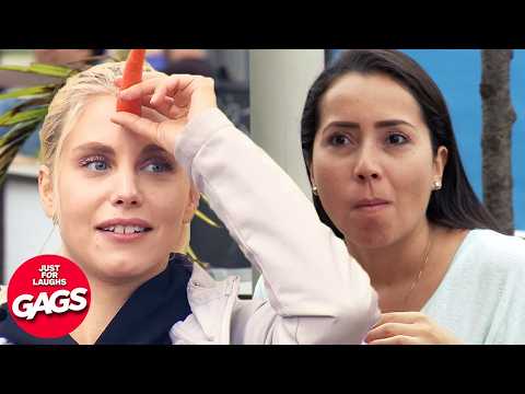 Vegans 🥕 Prank Meat Eaters 🥩 | Just For Laughs Gags
