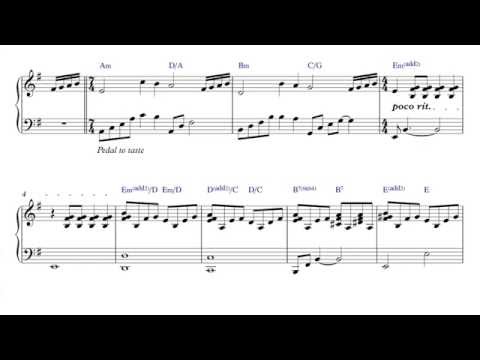 Genesis - Mad Man Moon - Piano Sheet Music + PDF