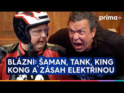 Partička: Blázni v letištní hale: africký šaman, tank, King Kong a zásah elektrickým proudem