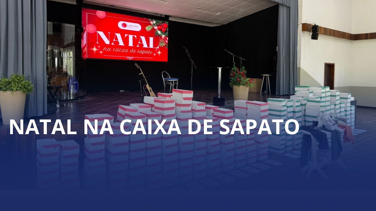 🎁 Natal na Caixa de Sapato leva carinho e esperança a Rio do Sul