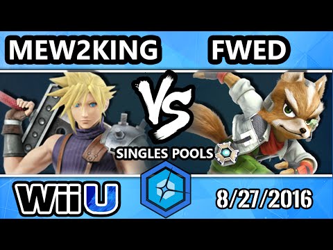 Shine 2016 Smash 4 - Echo MVG | Mew2King (Cloud) Vs. Fwed (Fox) SSB4 R2 Pools - Smash Wii U