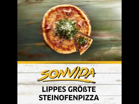 MalVida Pizza!!!! Genieße unsere 43cm große Steinofenpizza. Ein Genuss. SonVida Bringts - Dein Lieferservice in Detmold und Sassenberg