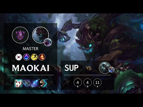 Maokai Support vs Senna - KR Master Patch 10.8
