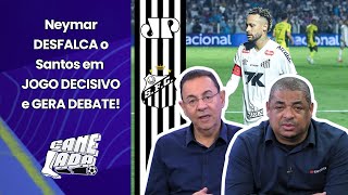 Neymar desfalca o Santos mais uma vez: ‘A situação atual dele é essa…’ | Peixe precisa vencer