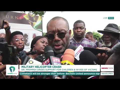 Military Helicopter Crash: Dr. Prempeh Appeals for Assistance to Bereaved Families