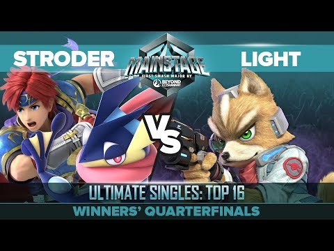 Stroder vs Light - Winners Quarterfinal: Ultimate Singles Top 16 - Mainstage | Greninja, Roy vs Fox