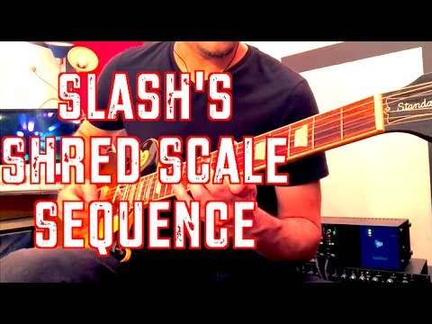 Slash's Shred Scale Sequence