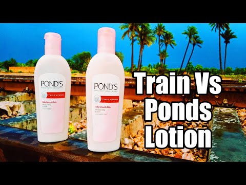Experiment Train Vs Ponds Lotion