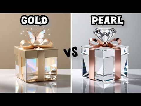 Luxury Gift Box Challenge 💎 Gold or White? #chooseyourgiftbox #giftbox