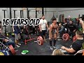 MY FIRST POWERLIFTING MEET AT 16 YEARS OLD