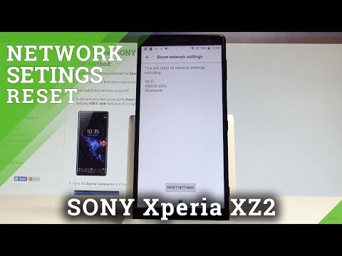 How to Reset Network Settings in SONY Xperia XZ2 - Restore Connection Settings |HardReset.Info