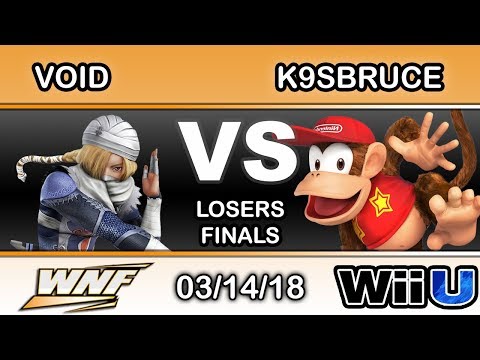 WNF 1.6 - CLG | VoiD (Sheik) Vs. K9sBruce (Diddy Kong) Losers Finals - Smash 4