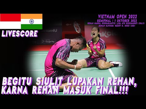 BERHASIL ALL INDONESIAN FINAL!! Rehan / Lisa Ayu (INA/1) VS Rohan KAPOOR/ REDDY N. (IND) LIVESOCRE