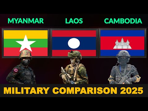 Myanmar vs Laos vs Cambodia Military Power Comparison 2025 | Defense Tube