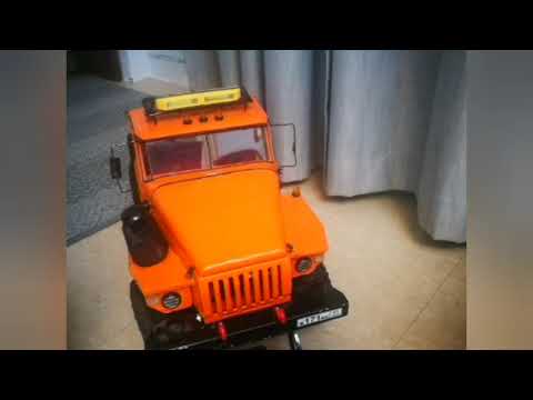 URAL 4320 and custom made snow plow. Mounting and test.