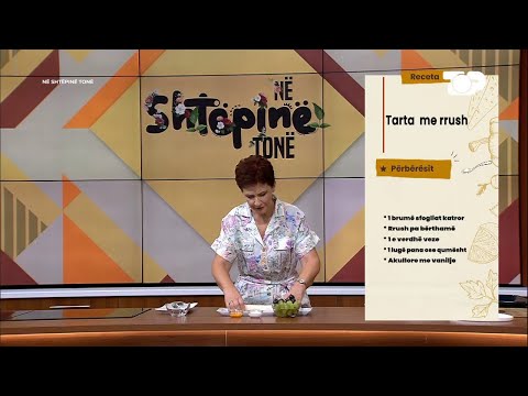 Receta nga Linda Fishta: Tarta me rrush – Në Shtëpinë Tonë