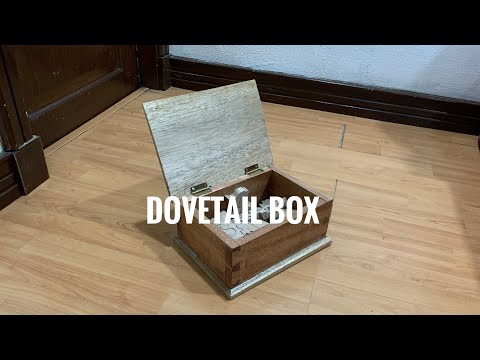 Making a dovetail box with HAND TOOLS