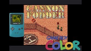 Cannon Fodder Game Boy Color - C&M Plays