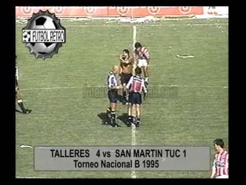 Talleres Cba 4 vs San Martin Tucuman 1 Nacional B  1995  FUTBOL RETRO TV