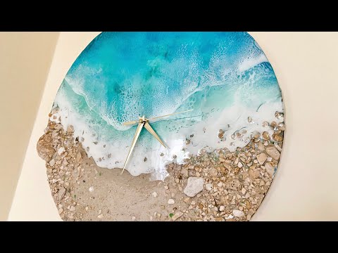Resin Beach Serving Board Tutorial Fixing Resin Mistakes