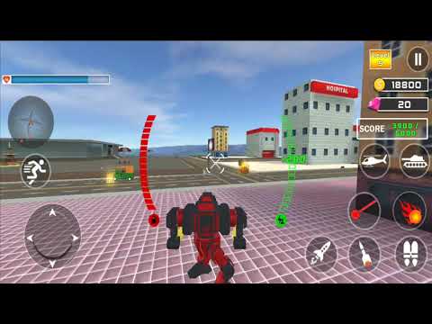 Multi-Robot Transformation Tank Robot Car #370 Super Flying Car Android Gameplay By Games Zone