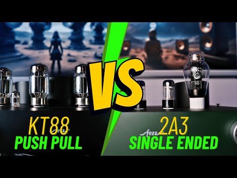 Part of a video titled Single Ended vs. Push Pull Tube Amp - Best amp for you? - YouTube