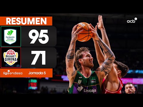 Unicaja - Bàsquet Girona(95-71) RESUMEN | Liga Endesa 2025-26