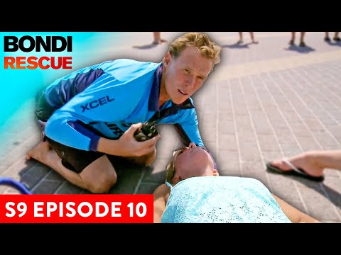 Woman Mysteriously Faints at Lifeguard Tower | Bondi Rescue Season 9 Episode 10 (FULL EPISODE)