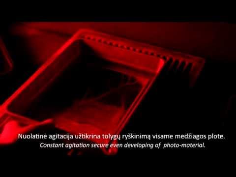 ORWO 18x24 sheet film developing