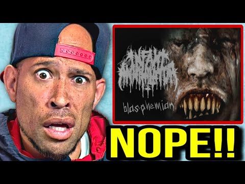 Rapper FIRST time reaction to Infant Annihilator - Blasphemian! I'm Done SMH