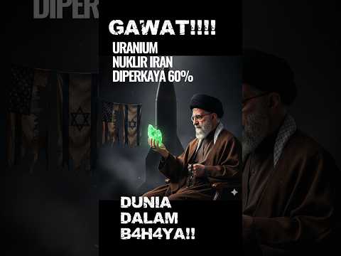 GAWAT‼️Uranium Iran 60% & 2.000 Rudal Siap Guncang Dunia