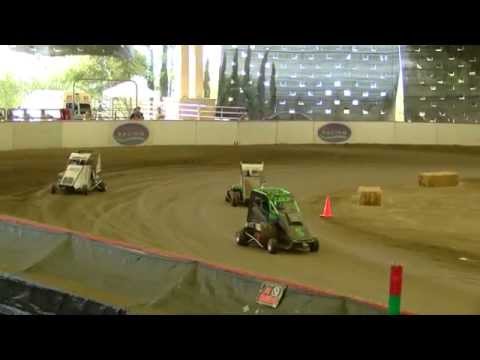 Kart Racing-So Cal Oval Karters @ Industry Speedway July 25, 2015