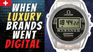 SWISS DIGITAL WATCHES - Get to know your Omega LCD, Longines LED,  Rolex FAN and more! #digitalwatch