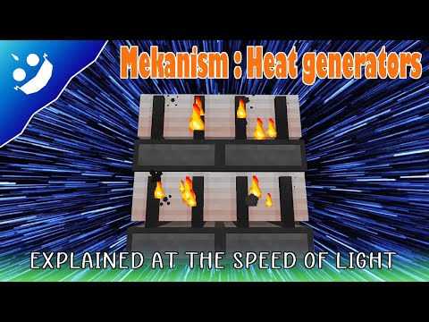 Minecraft Mekanism : Heat generators : Explained at the Speed of Light