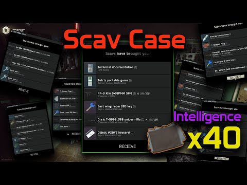 Escape From Tarkov | Scav Case | x40 Intelligence Rounds | Worth Doing it? | Passive Money Eft